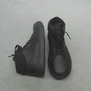 Keen Utility Mens 9D Mid Work Shoes Black Leather Lace-Up Soft Toe Cushioned